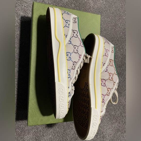 Gucci 1977 sparkle classic gg logo tennis shoes - Picture 4 of 16